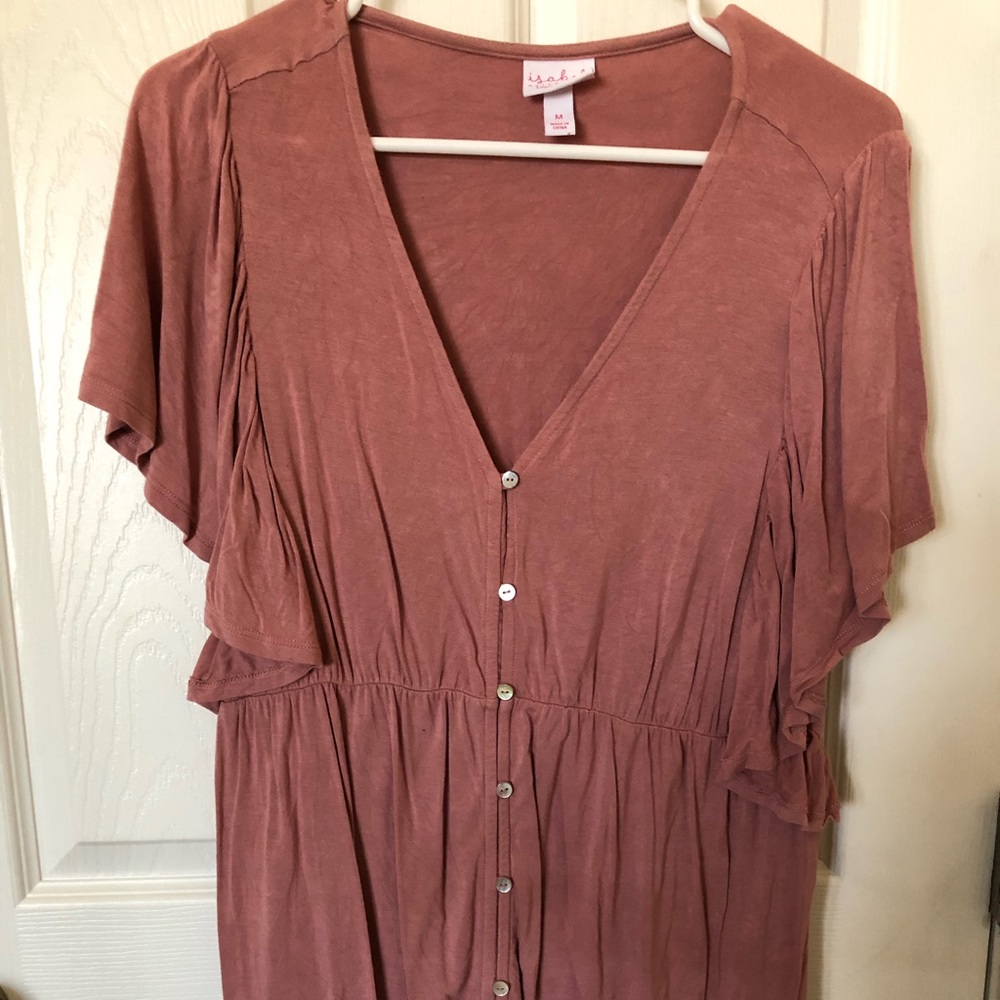 Isabel Maternity Blush top
